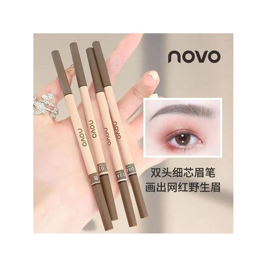 NOVO lápis de sobrancelha triangular ultrafino pintado fino, cor suave, marrom Natural, festa de estudante, terno para i