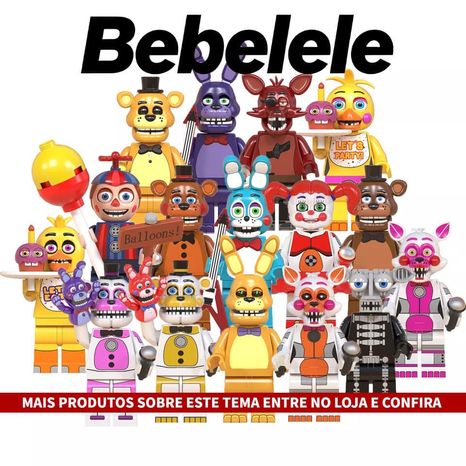 Five Nights At Freddy Kids Blocos De Construção Brinquedos Presentes Para Crianças#321