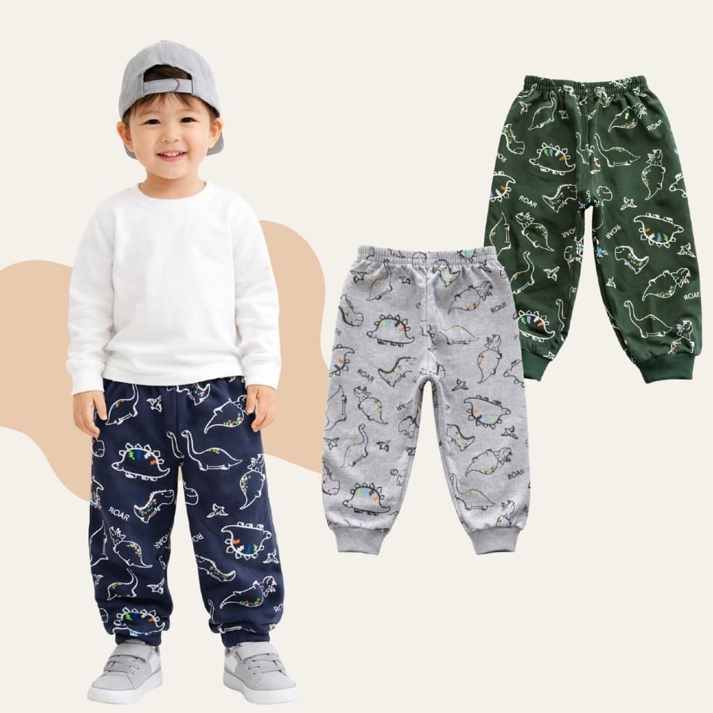 Kit 3 Calças Infantil Menino Moletom