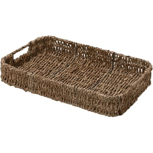 Bandeja Retangular Fibra Natural TranÇada Yk1500 100% EcolÓgico - Mimo Style