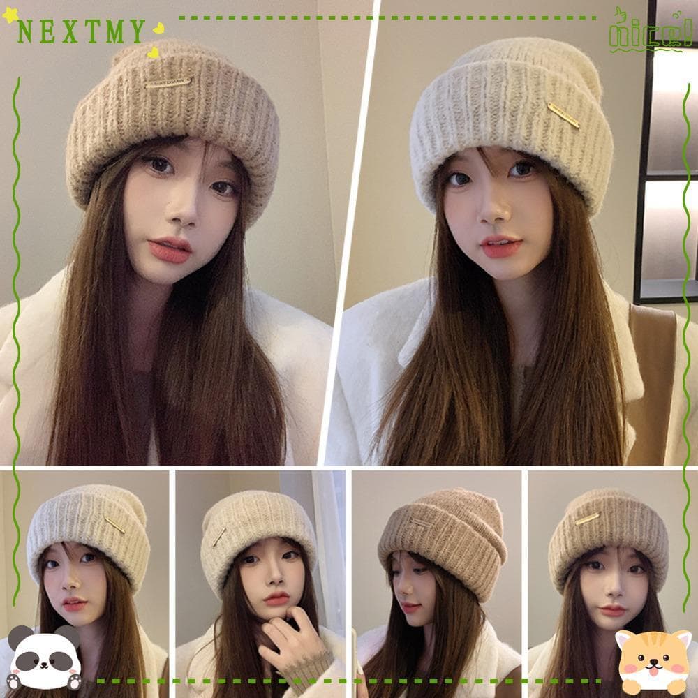 Gorro de Tricô NEXTMY, Bonés Elegantes e Casuais, Venda Quente, Mantém Aquecido, À Prova de Frio e Vento, Gorro Pullover