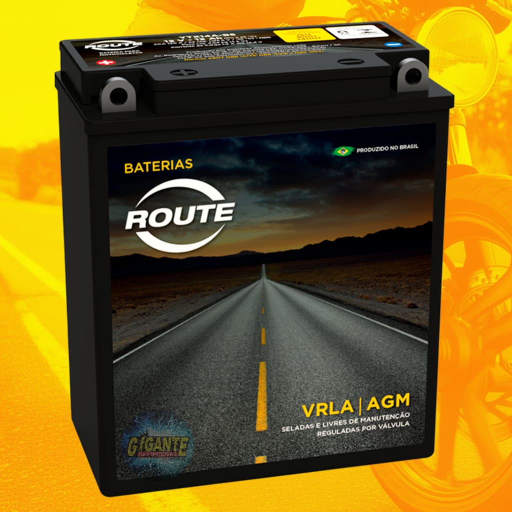 Bateria Moto Honda Cb 400 Cb 450 Cbr 450r Route YTX14ABS 12V 12Ah AGM Selada YTX14A-BS