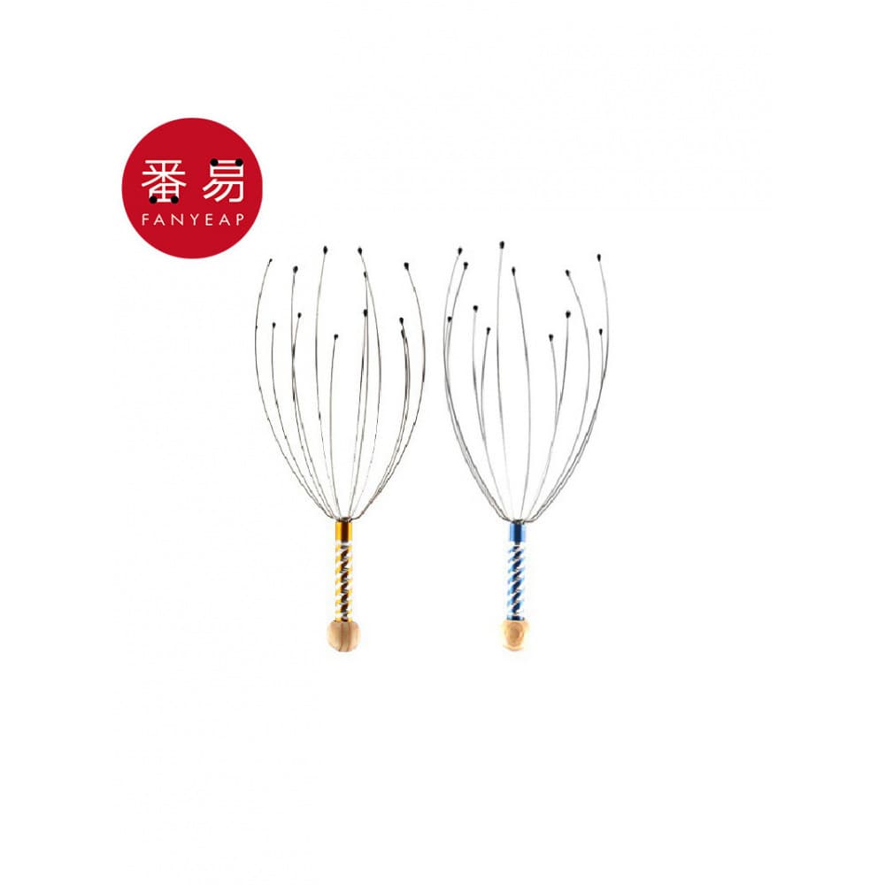 Massageador/cabeça AB1sq301-Head Massager Scratch Head Polvo Dispositivo para couro cabeludo Extrato não-sol
