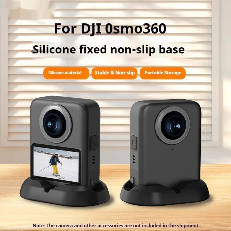 Para DJI OSMO 360 Câmera De Ação Montagem Desktop Panorâmica Base Silicone Estabilizador Acessório Fotografia digital tr