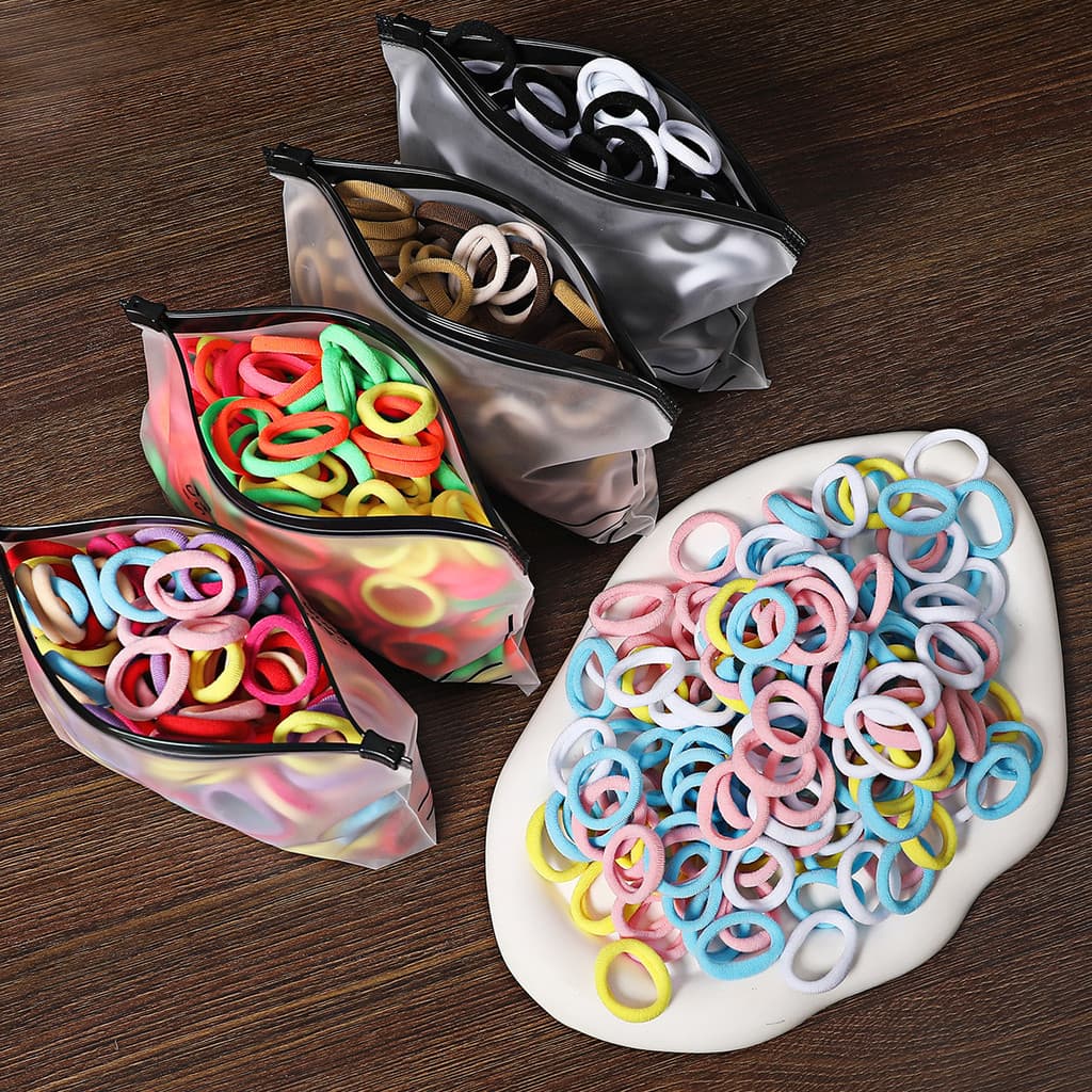 Elásticos de cabelo pequenos para crianças, faixas de cabelo para bebês que não danificam o cabelo, alta elasticidade, a