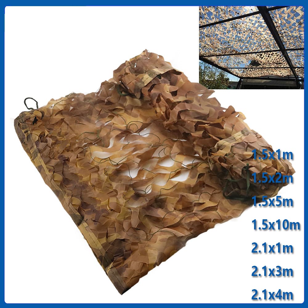 Rede de camuflagem cortinas de rede camuflada para guarda-sol tiro caça decoração de festa fotografia Marrom