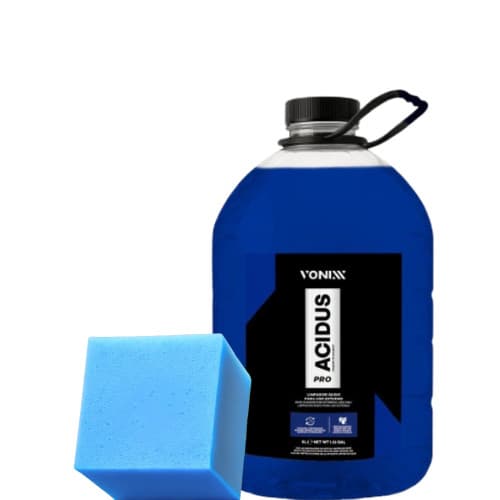 Kit Para Limpeza acidus pro + espuma quadrada