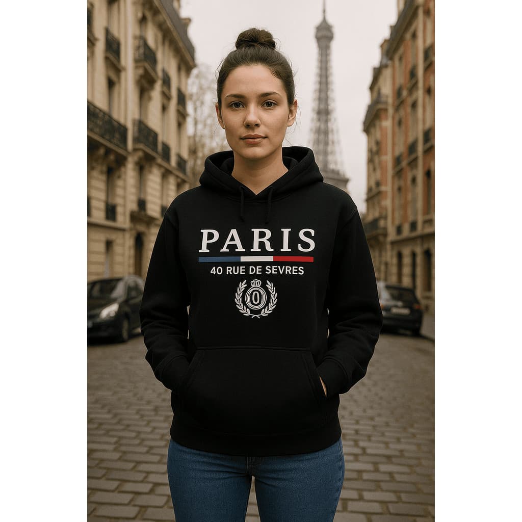 Blusa Moletom Feminino Casual Paris 40 Rue De Sevres