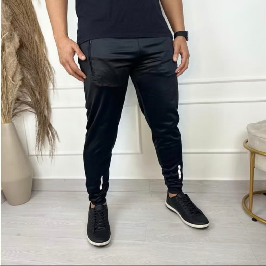 Calça Masculina Poliéster Com 2 Bolsos laterais Calças Modelo Jogger - PROMOÇÃO