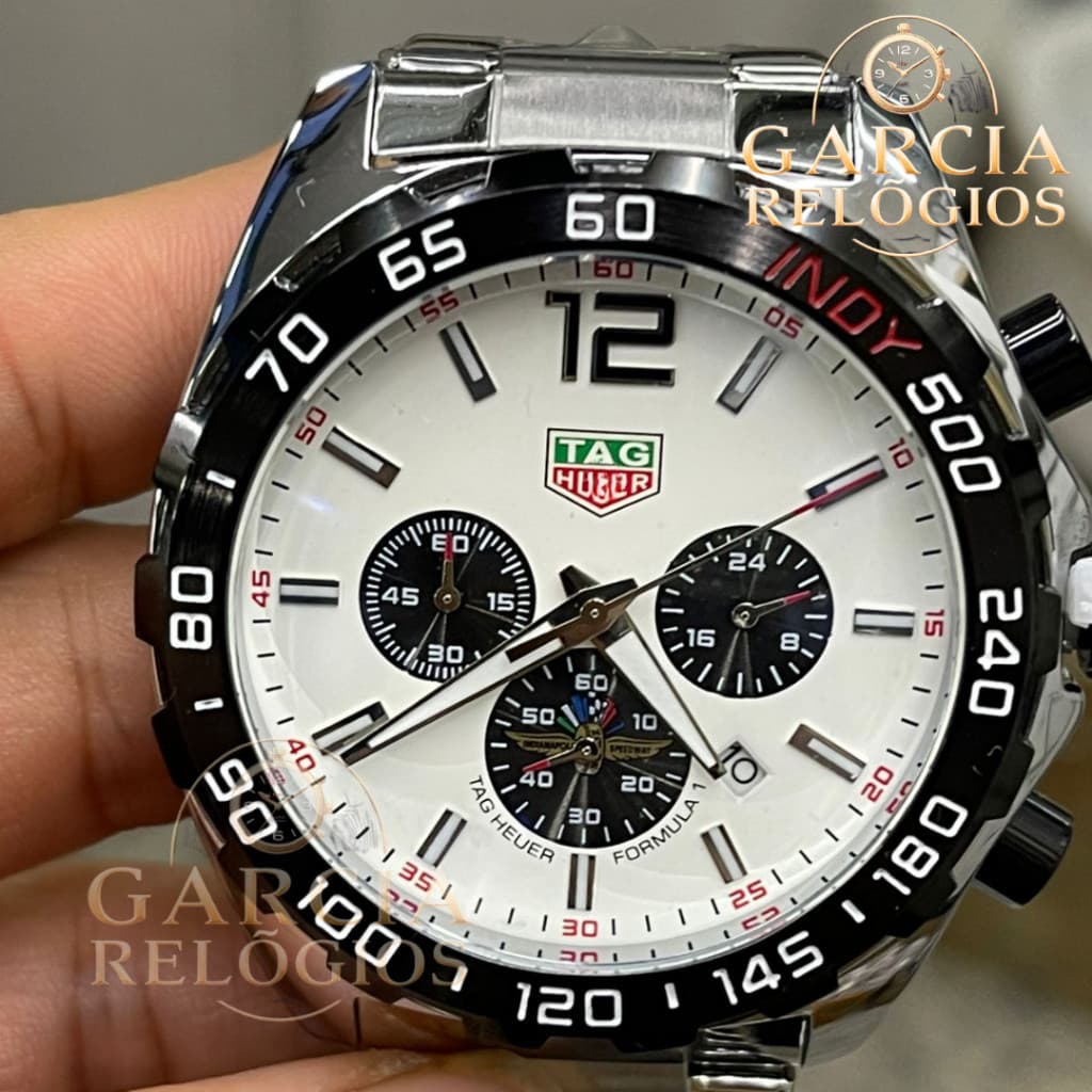 Relógio Esportivo TG DE LUXO - Calibre 1887 c/ Cronógrafo Completo & TG INDY 500 Homem masculo