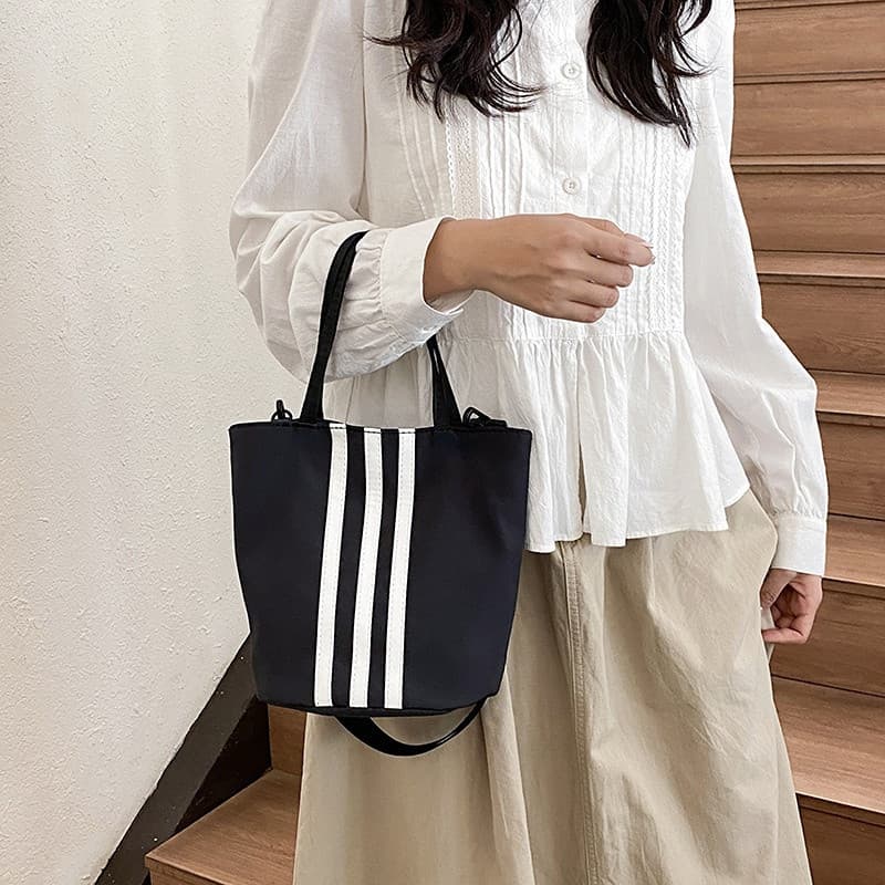 Bolsa tote casual minimalista para mulher, bolsa de ombro elegante de grande capacidade, modelo feminino