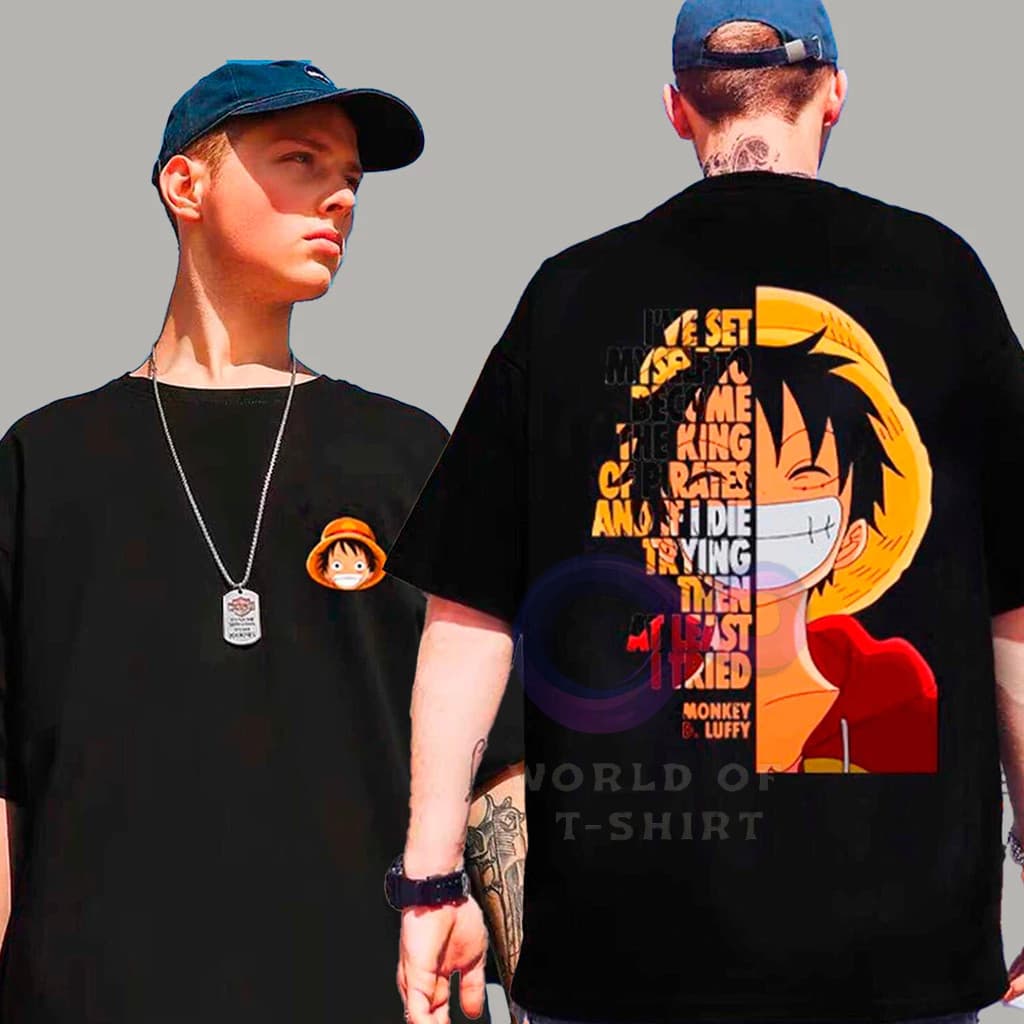 Camiseta One Piece Camisa Anime 100% Algodão Unissex Lançamento - Envio Rápido