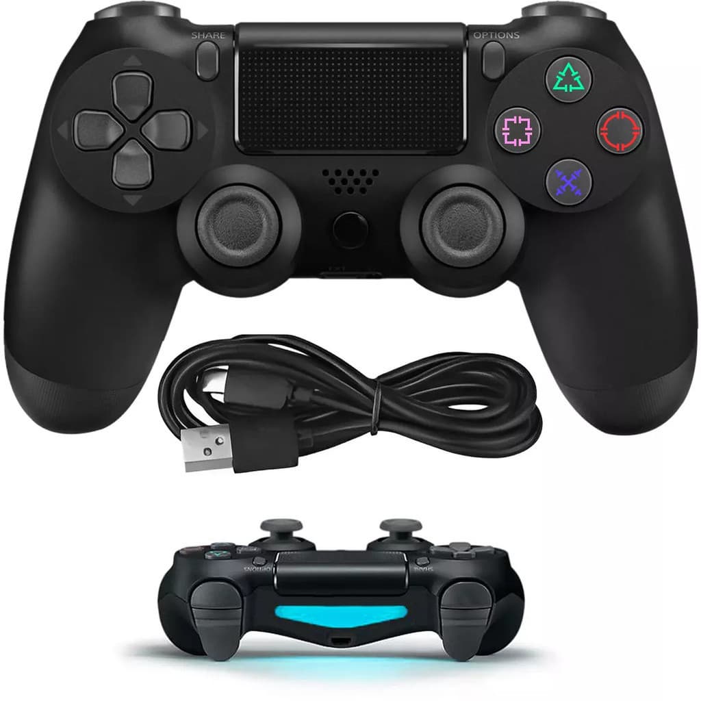 Controle Sem Fio Para Video Game 4 PC Wireless Bluetooth 5.0