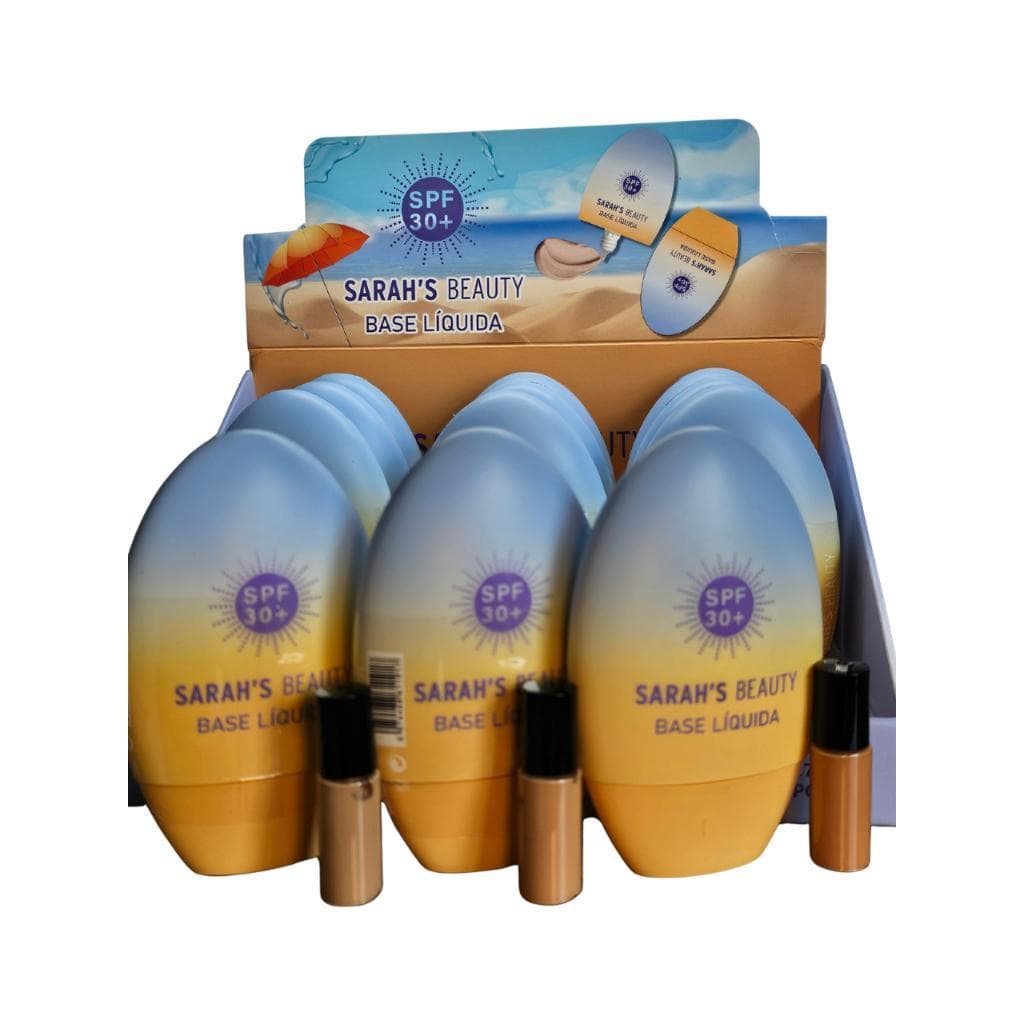 Base Líquida  SPF 30+ – Cobertura Natural, Efeito Matte e Proteção Solar