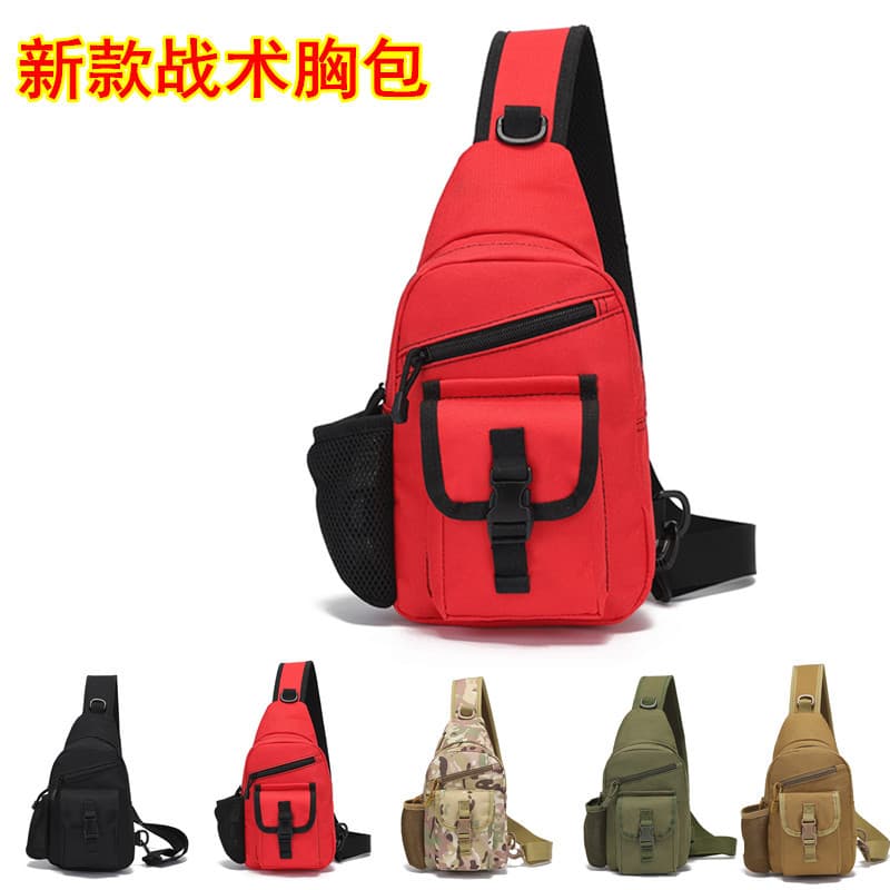 Saco de peito masculino esportes tático ombro mensageiro saco multifuncional cintura saco mensageiro saco de peito estil