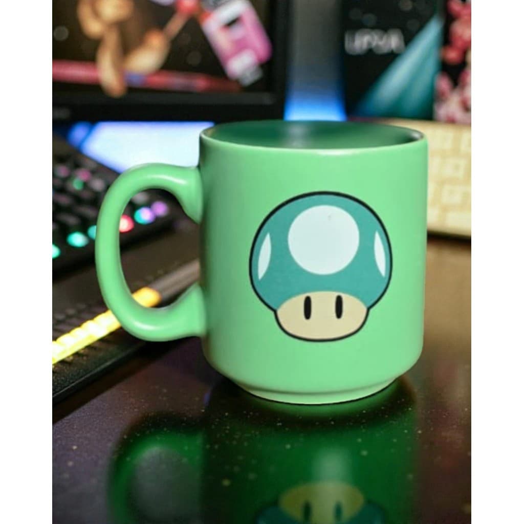 Caneca Mini Tina Cerâmica 100ml Up Super Mario