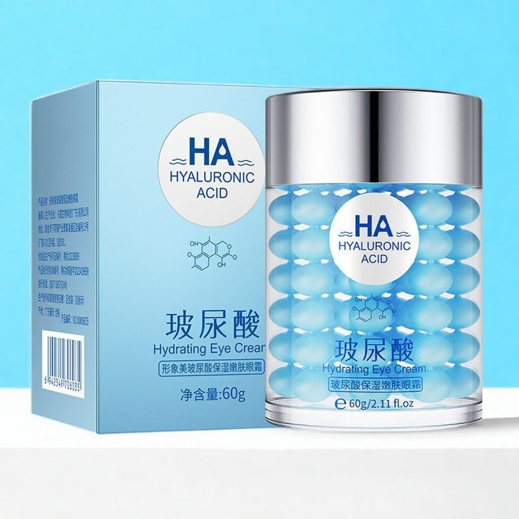 Imagem beleza ácido hialurônico hidratante rejuvenescedor creme para os olhos atacado hidratante feminino desbotamento l
