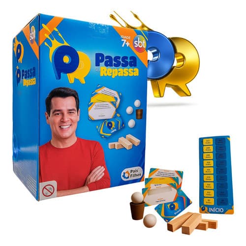 Jogo Passa ou Repassa Perguntas e Respostas SBT Pais & Filhos