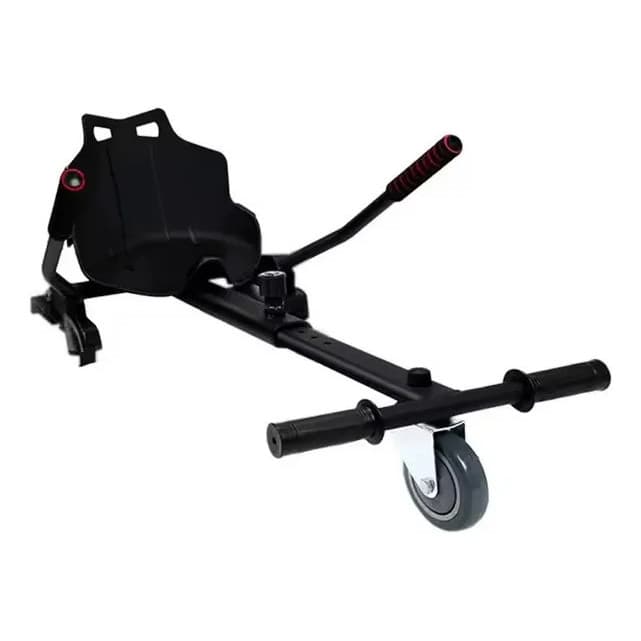Hoverkart Carrinho Assento Universal Hoverboard Aço Resistente 6.5 8.5 10 PRETO