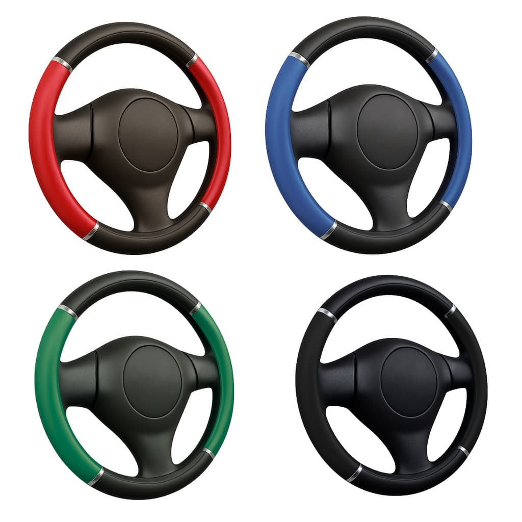 Capas de Volante 38cm Universal Lisa Macia Antiderrapante