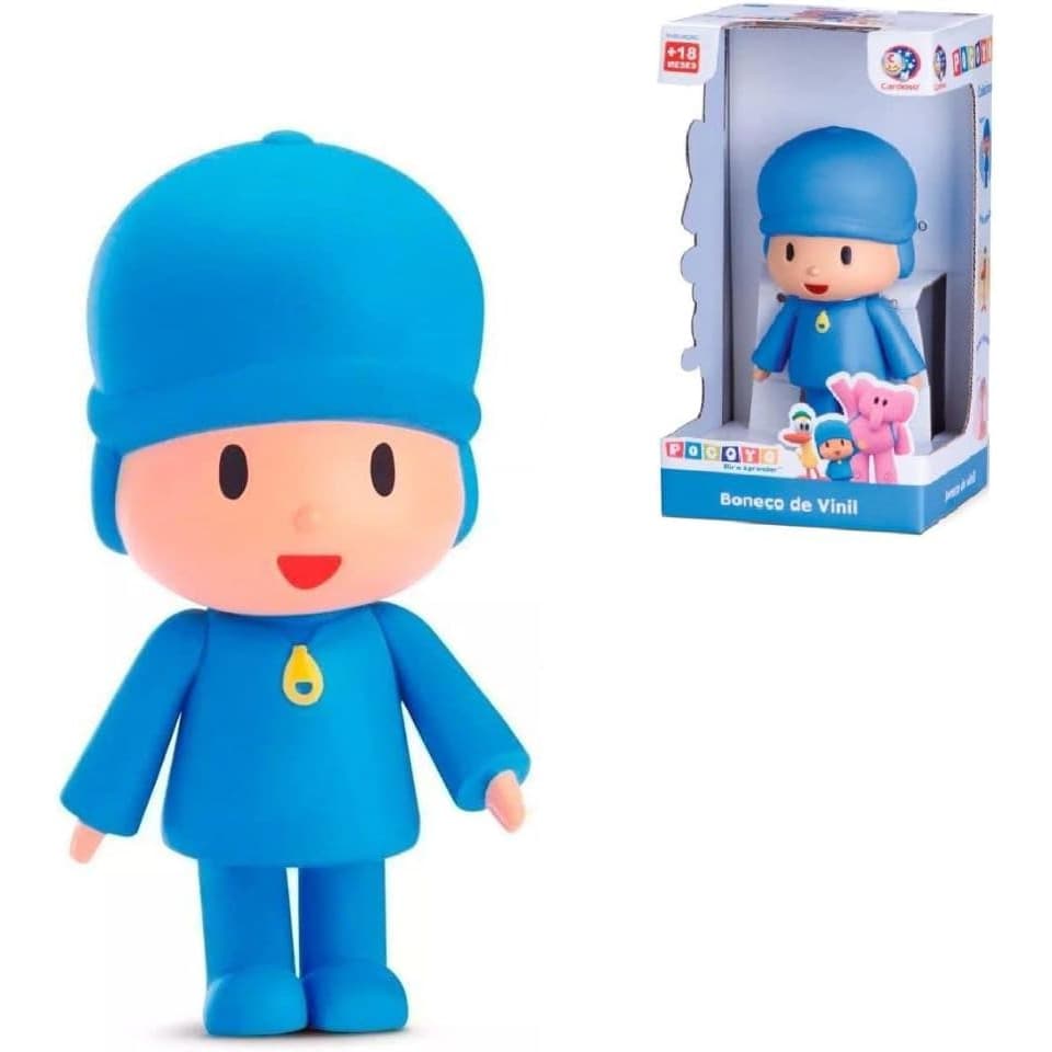 Turma Do Pocoyo Boneco De Vinil Pocoyo 13 Cm