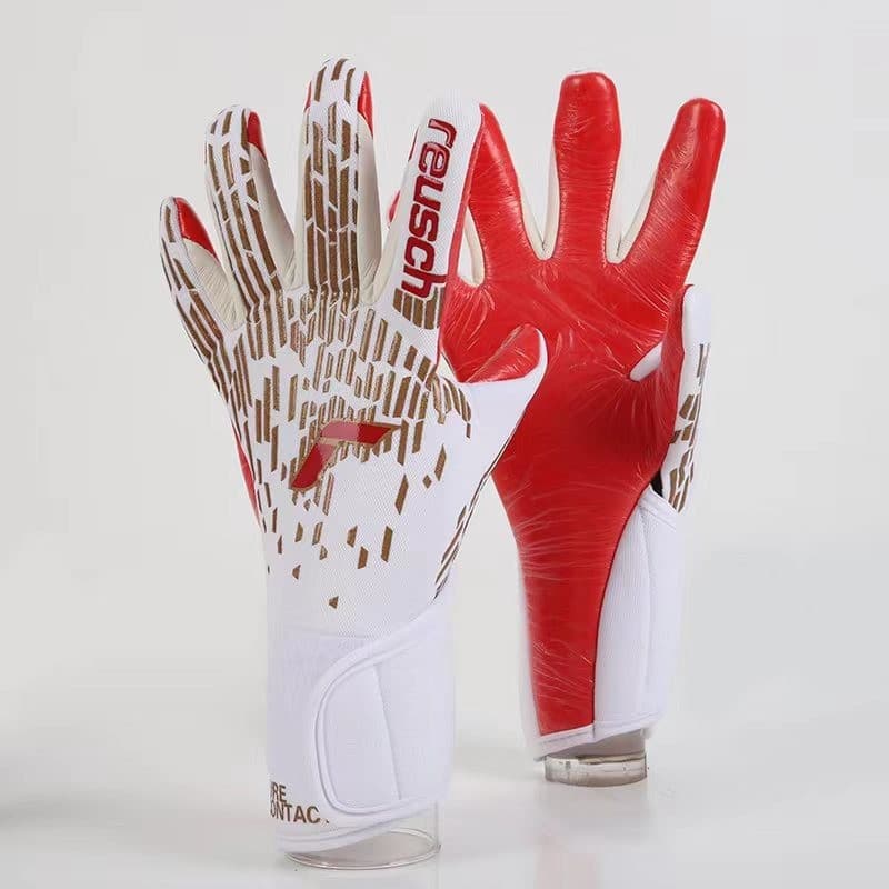 2026 luvas de látex de futebol juvenil novo estilo Gatekeeper competição de futebol luvas de goleiro engrossadas