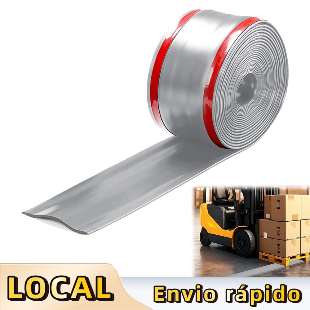 Slot De Fio Elétrico Autoadesivo 5m Cinza, Cobertura de Cabo Macia Antiextrusão Piso, Envio Rápido