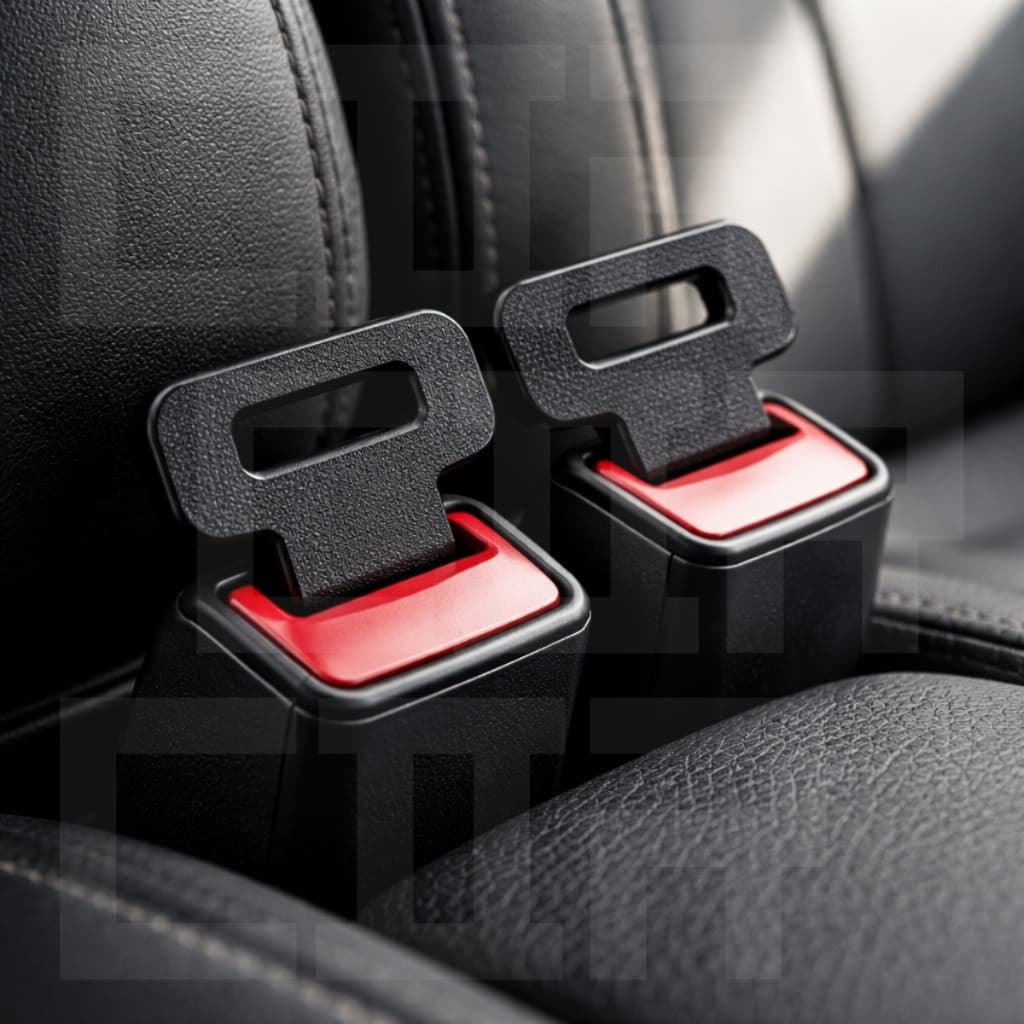 Trava Cinto De  Segurança  Carro Anti Alarme Praticidade Veicular Acessório Funcional Universal