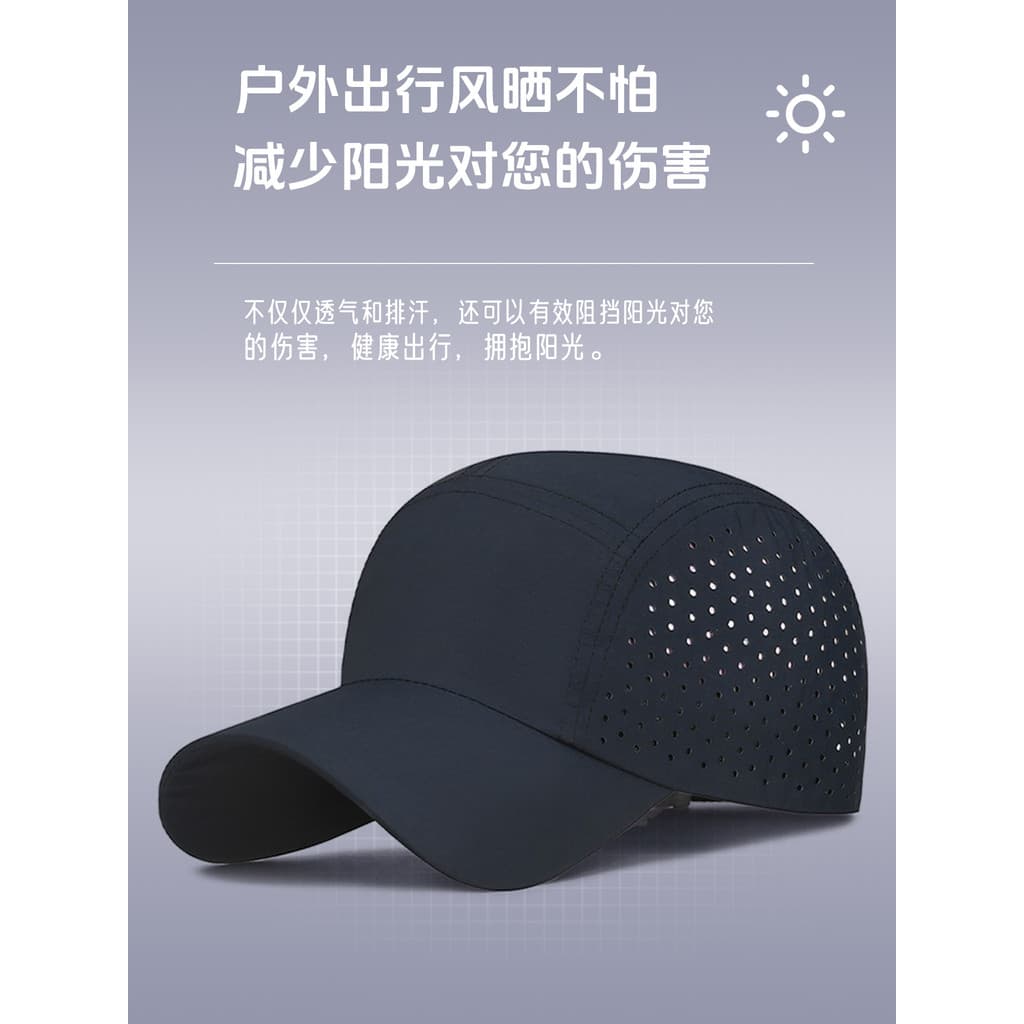 Ao ar livre grande borda protetor solar boné de beisebol masculino feminino malha respirável pára-sol boné preto Casual