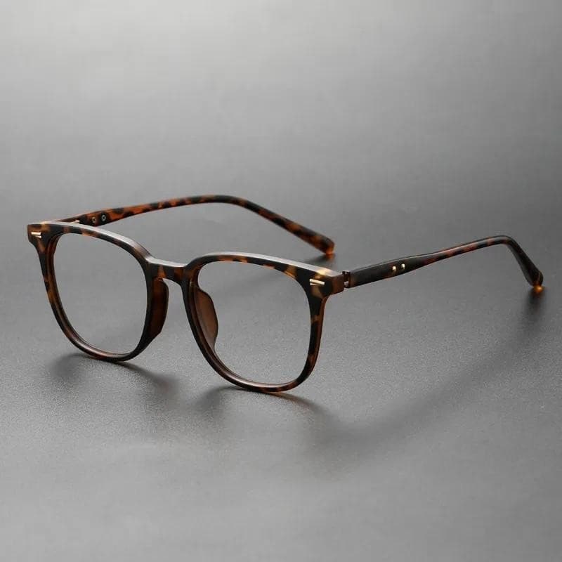 Moda Óculos Ópticos Quadro Feminino Vintage Grande Para Rosto Retro Anti Luz Azul De Computador