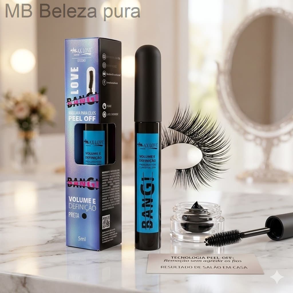 (V)mascara para cílios bang vegano max love N 22ZA8O