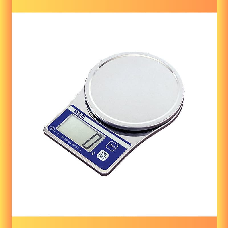 Balança de cozinha Tanita Balança de cozinha digital 2kg com incrementos de 1g cromada KD-177 CR