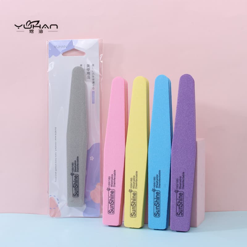 Yuhan cinza arquivo de polimento de unhas tira de polimento conjunto de cartão de papel manicure ferramenta especial man
