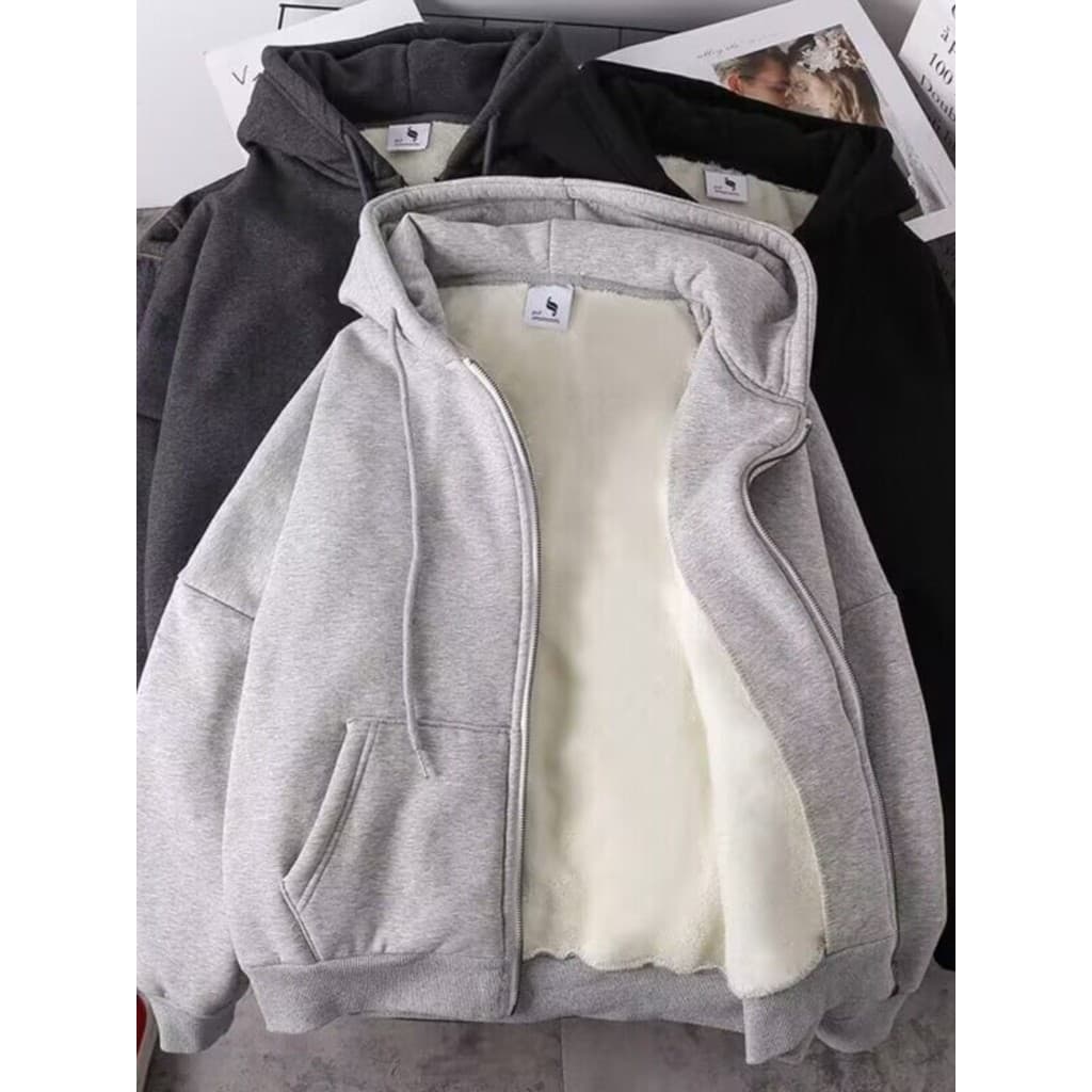 Outono inverno Cardigan moletom masculino forro de lã Casual Hoodie na moda esportes obesidade Plus Size estilo Hong Kon