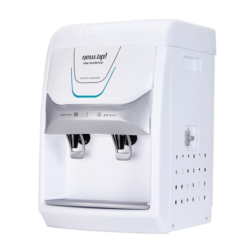Purificador de Água Newup New Pure com Compressor | Água Gelada e Natural | 3 Etapas de Filtragem - 127V Branco