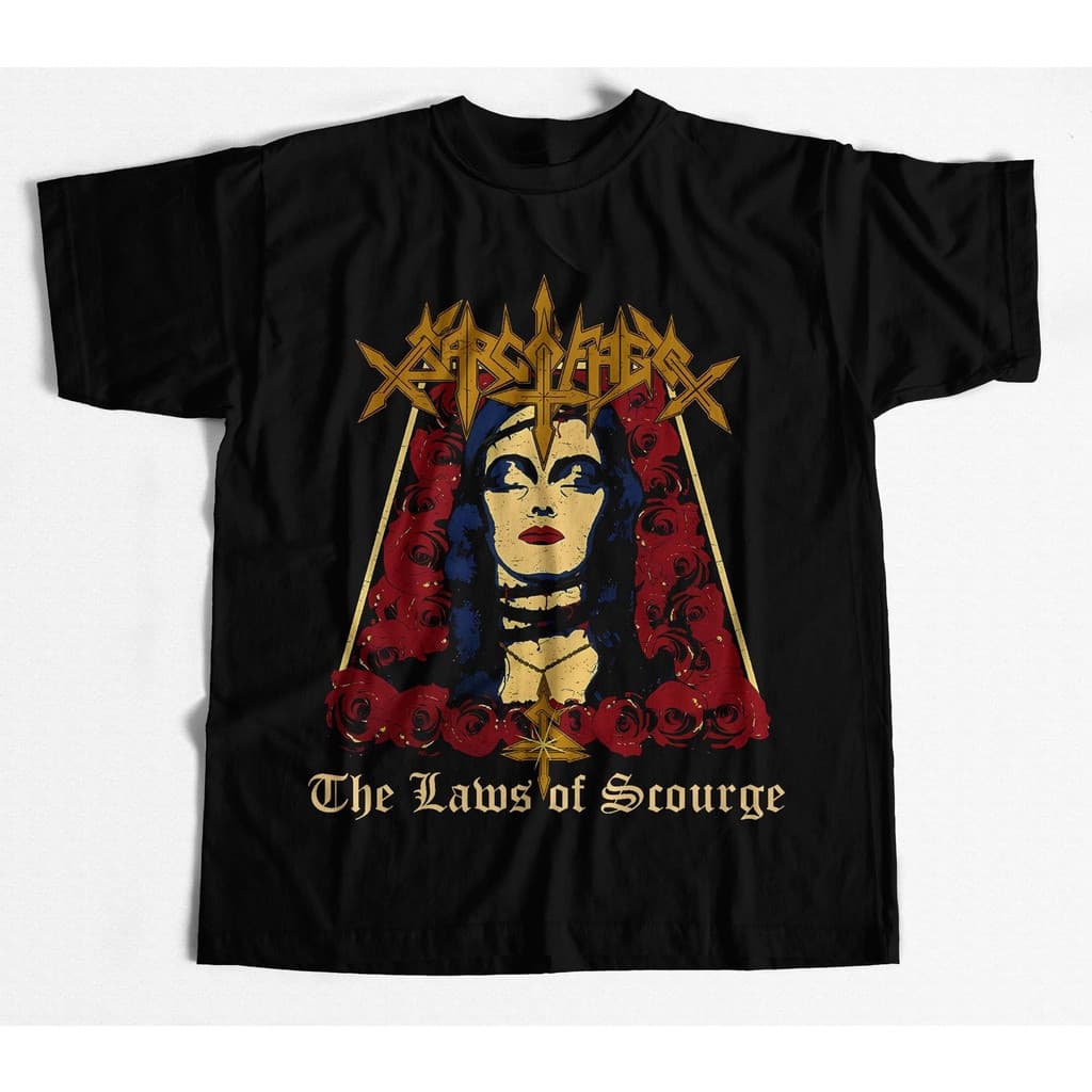 2026 Novo Camiseta Sarcófago The Laws Of Scourge 1991