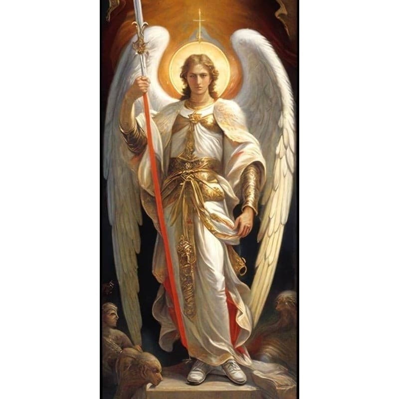 Arcanjo Gabriel, um dos Mensageiros de Deus. Quadro Decorativo. ENVIO IMEDIATO