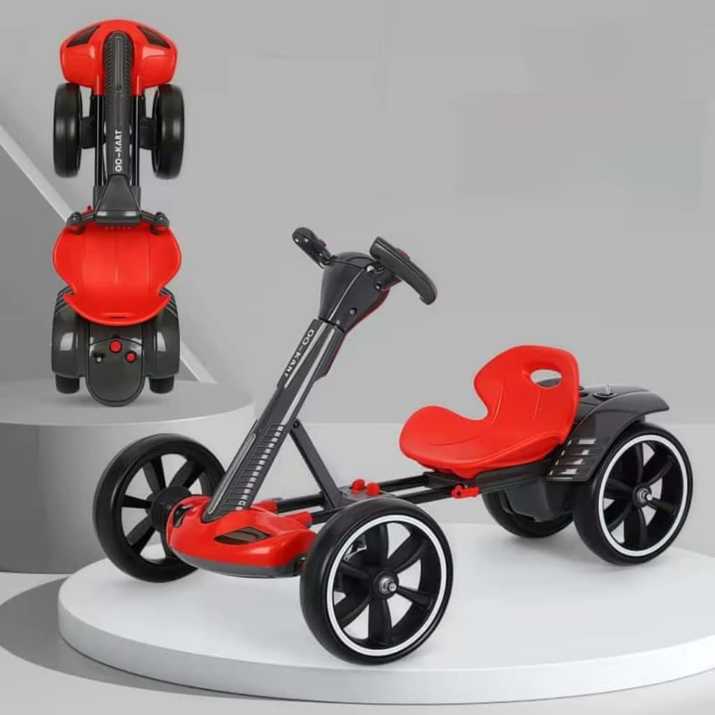 Mini Kart Elétrico Infantil Com Luz Led E Alta Estabilidade