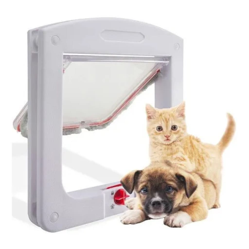 Portinha Passagem Gatos Cães Pequenos Até 7kg Com Trava 4 Funções Pet Freedom 🐱🐶✨🚪
