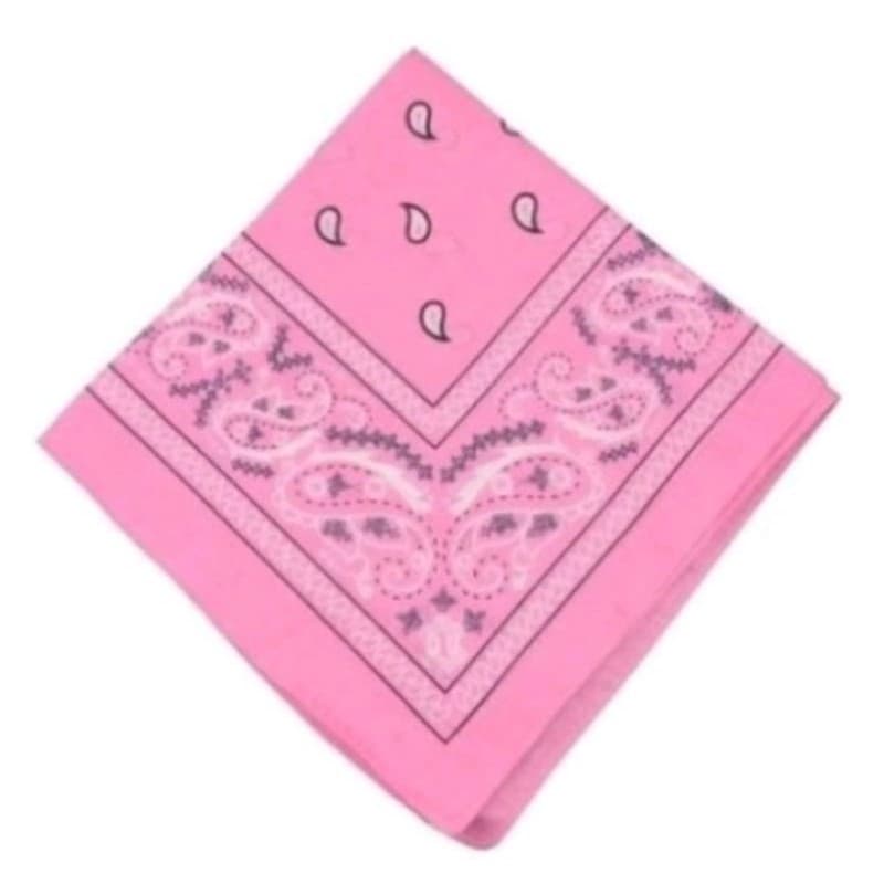 BANDANA LENÇO ESTAMPADA UNISSEX VARIAS CORES MODA BLOGUEIRA 55x55 1 unidade