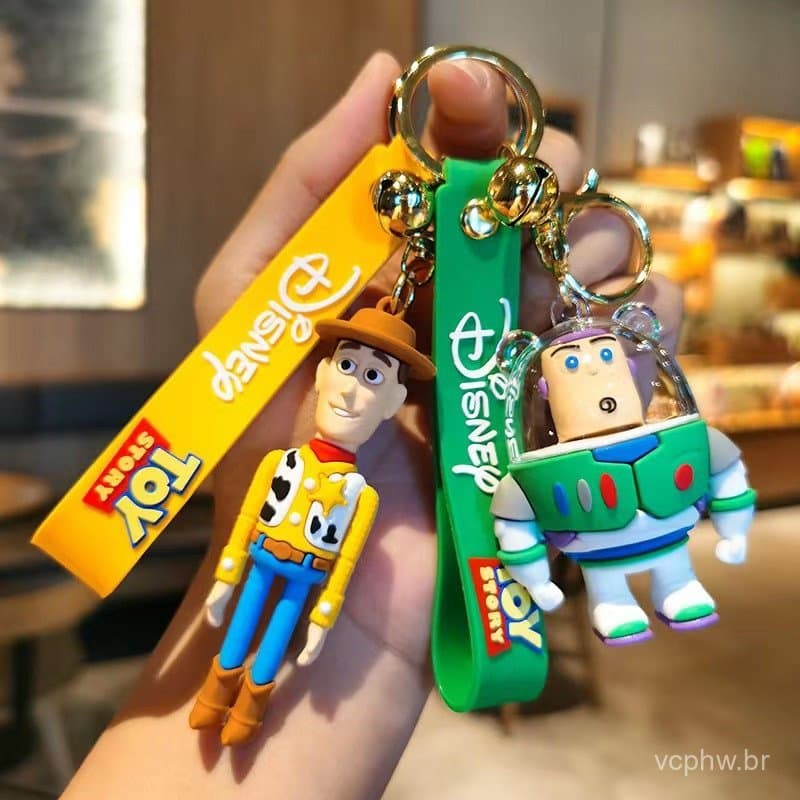 História De Brinquedo De Desenho Animado Porta-Chaves Doll Buzz Lightyear Backpack Pendant Presente Para Crianças