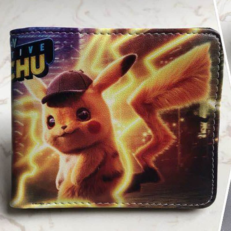 Carteira masculina I4X6 Carteira masculina porta cartão Pokémon Poke Ball carteira de presente de aniversário