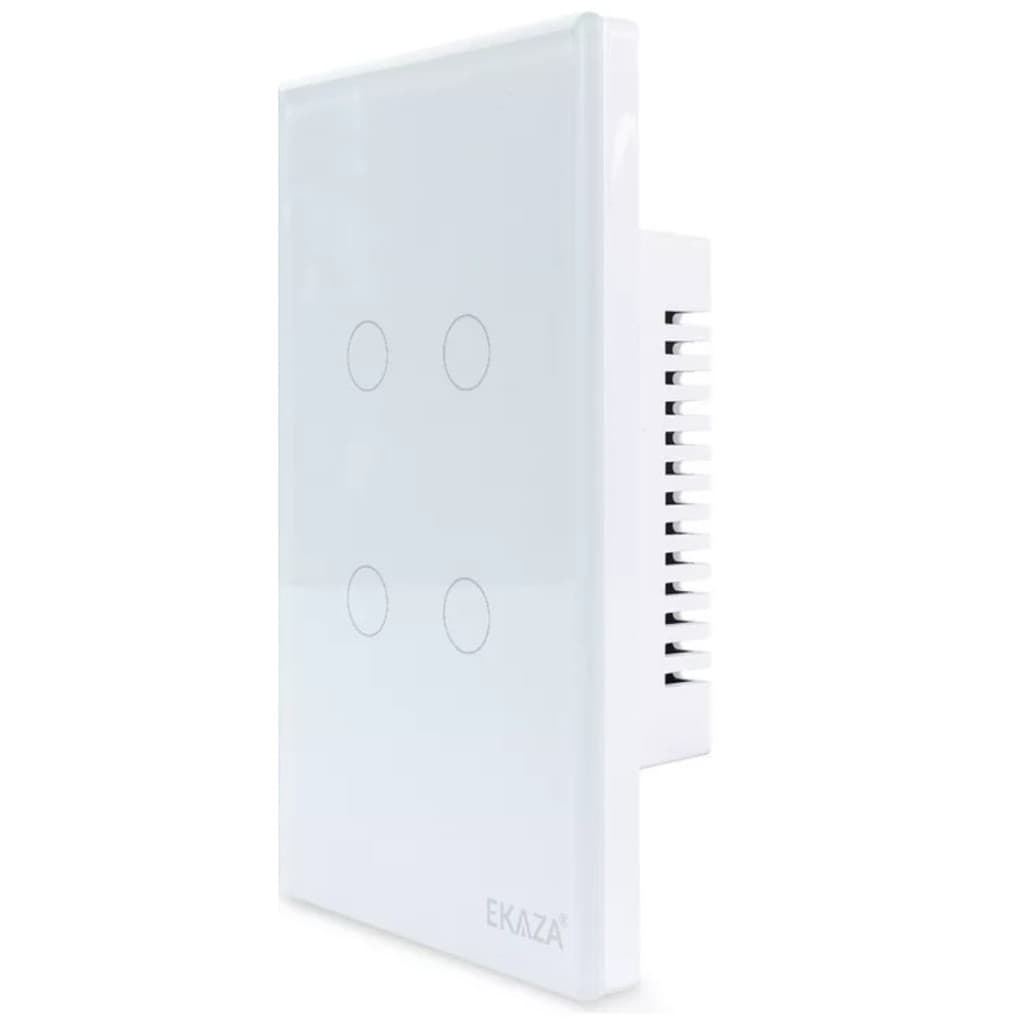 Interruptor Inteligente Touch Zigbee Ekaza 4 Botões Alexa