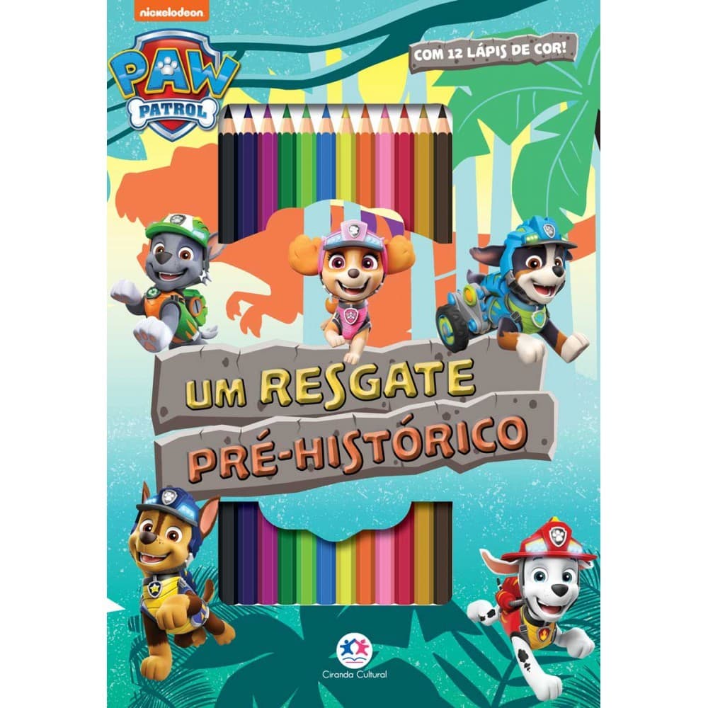 Livro Patrulha Canina - Um resgate pré-histórico