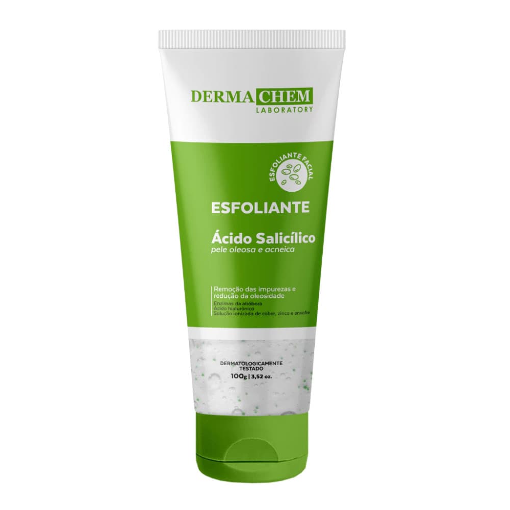 Esfoliante Facial Ácido Salicílico Antioleosidade - DermaChem 100g