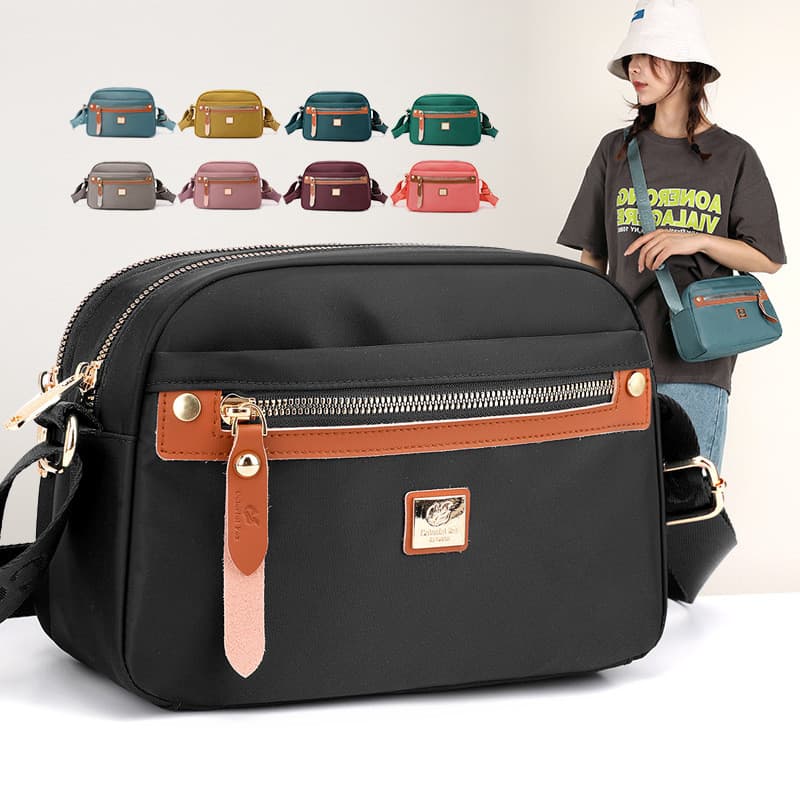 Novas senhoras saco do mensageiro pequeno quadrado saco de ombro Casual grande capacidade leve saco de viagem mudança sa
