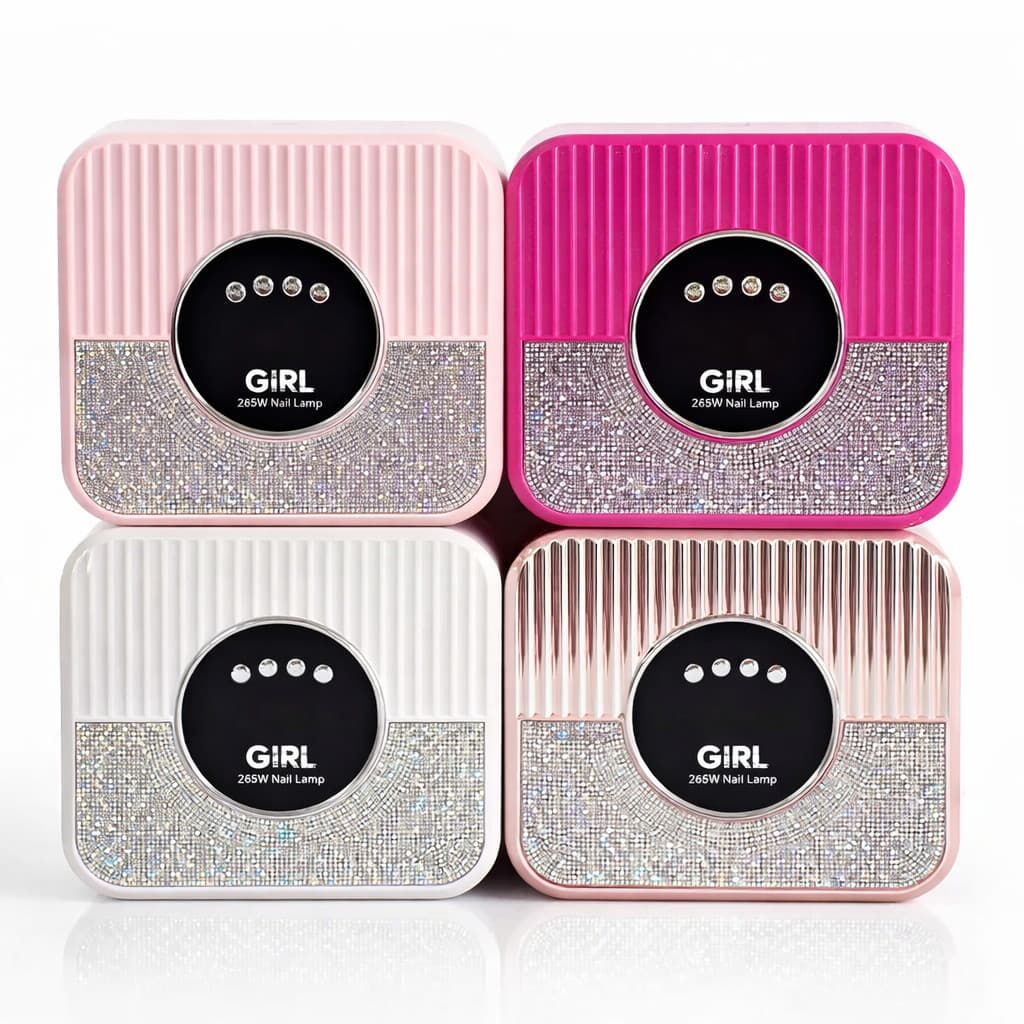 Cabine Uv Led 268w Sun L5 Unhas Gel Com Pedras Brilhantes Girl Fatale Bivolt
