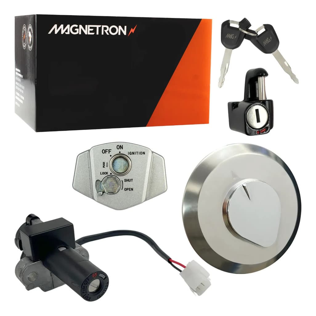 Kit Chave Ignição Travas Tampa Tanque Xre 300 Magnetron