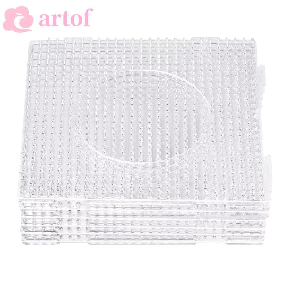 ARTOF 5 Peças De Contas De Fusível , Placas Perler Resistentes Ao Calor De 5mm Criativas Hama