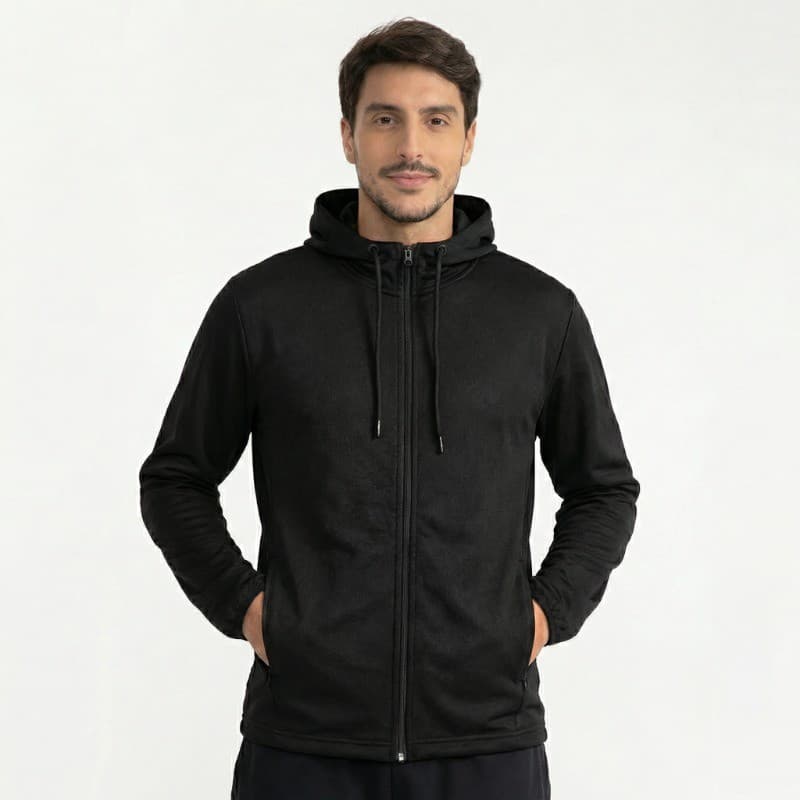 Jaqueta Masculina Scuba Tipo Neoprene Casual Impermeável